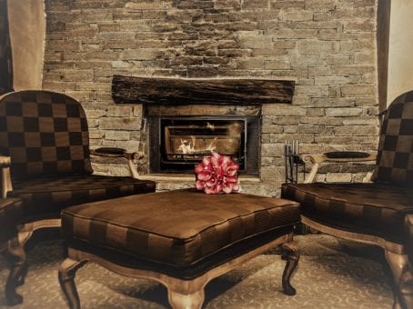Sala lettura Hotel Cly Chamois